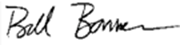 Bill Bonner's Signature
